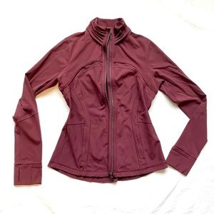 Lululemon define jacket in burgundy maroon